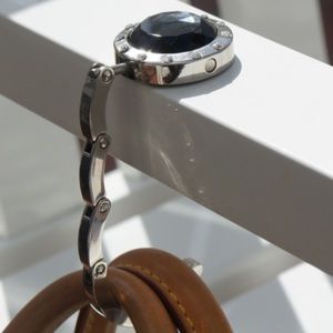 FOLDABLE  TABLE HANDBAG HOOKS 2PC SET